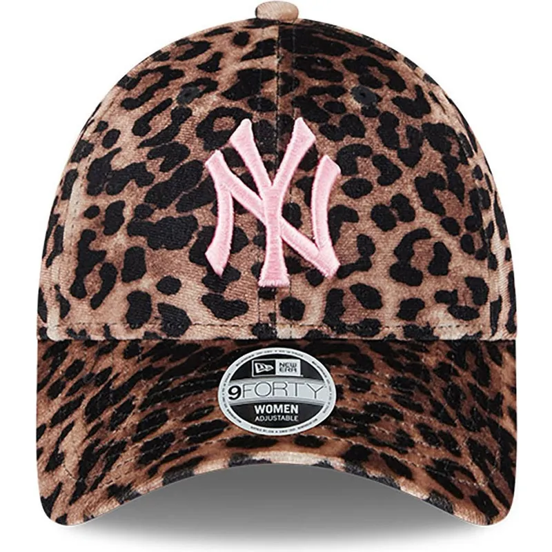 mutsid-kumer-leopard-reguleeritav-rosa-9forty-velour-new-york-yankees-mlb-new-era