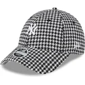 mutsid-kumer-must-reguleeritav-9forty-houndstooth-new-york-yankees-mlb-new-era