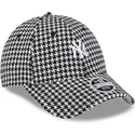 mutsid-kumer-must-reguleeritav-9forty-houndstooth-new-york-yankees-mlb-new-era