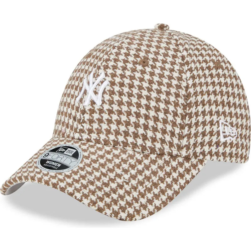 mutsid-kumer-pruun-reguleeritav-9forty-houndstooth-new-york-yankees-mlb-new-era mutsid-kumer-pruun-reguleeritav-9forty-houndstooth-new-york-yankees-mlb-new-era