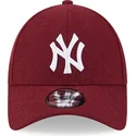 mutsid-kumer-punane-reguleeritav-9forty-essential-melton-wool-new-york-yankees-mlb-new-era