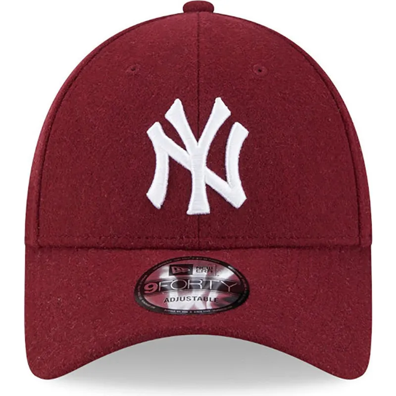 mutsid-kumer-punane-reguleeritav-9forty-essential-melton-wool-new-york-yankees-mlb-new-era
