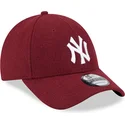 mutsid-kumer-punane-reguleeritav-9forty-essential-melton-wool-new-york-yankees-mlb-new-era