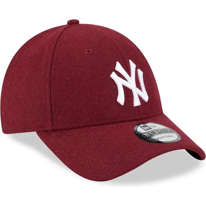 mutsid-kumer-punane-reguleeritav-9forty-essential-melton-wool-new-york-yankees-mlb-new-era