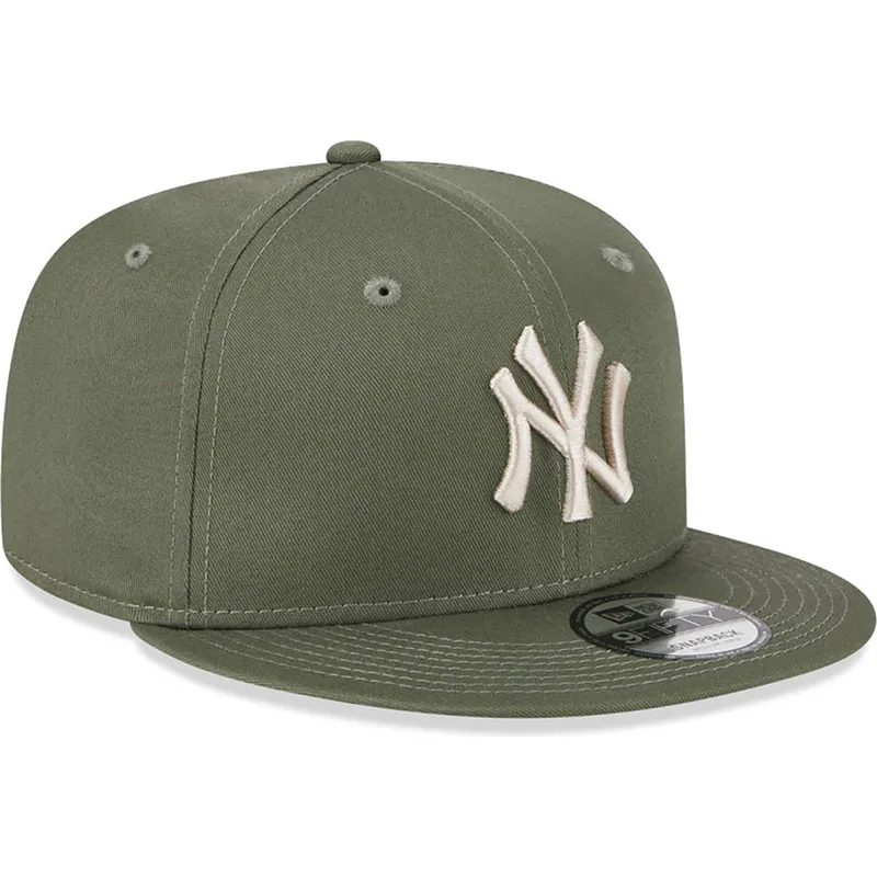 mutsid-lame-roheline-snapback-9fifty-league-essential-new-york-yankees-mlb-new-era