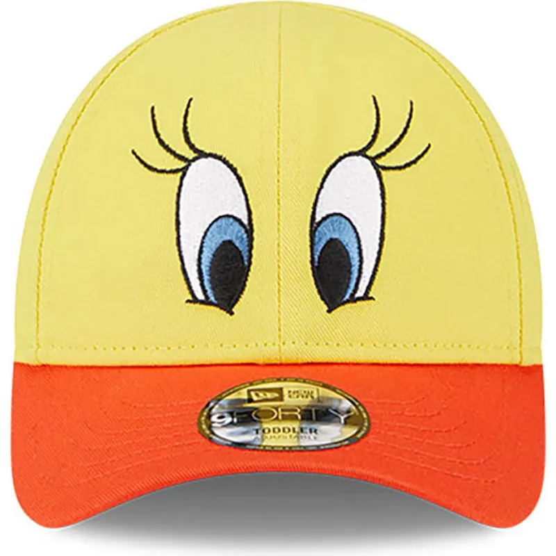 mutsid-kumer-kollane-reguleeritav-lastele-9forty-piolin-looney-tunes-new-era