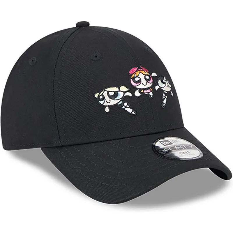 mutsid-kumer-must-reguleeritav-lastele-9forty-petalo-burbuja-y-cactus-las-supernenas-new-era