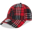 mutsid-kumer-punane-reguleeritav-9forty-check-los-angeles-dodgers-mlb-new-era