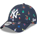 mutsid-kumer-meresinine-reguleeritav-lastele-9forty-festive-new-york-yankees-mlb-new-era