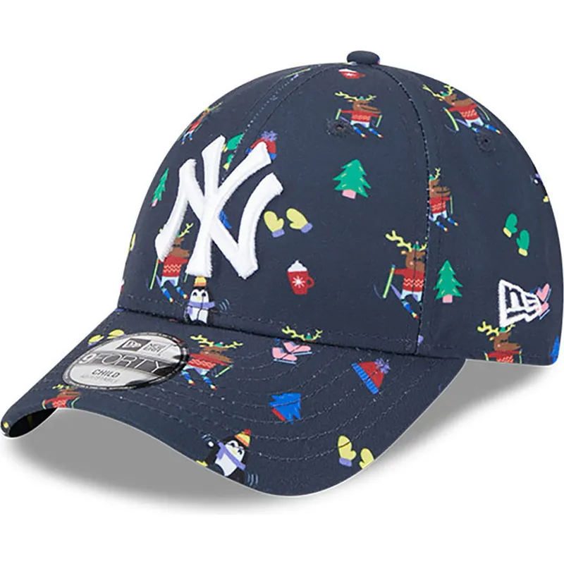 mutsid-kumer-meresinine-reguleeritav-lastele-9forty-festive-new-york-yankees-mlb-new-era