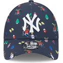 mutsid-kumer-meresinine-reguleeritav-lastele-9forty-festive-new-york-yankees-mlb-new-era