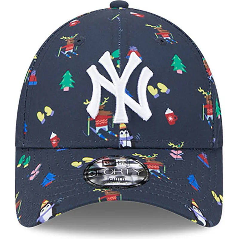 mutsid-kumer-meresinine-reguleeritav-lastele-9forty-festive-new-york-yankees-mlb-new-era