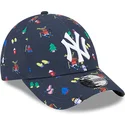 mutsid-kumer-meresinine-reguleeritav-lastele-9forty-festive-new-york-yankees-mlb-new-era