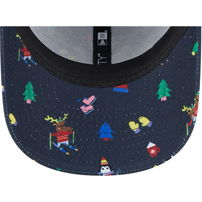 mutsid-kumer-meresinine-reguleeritav-lastele-9forty-festive-new-york-yankees-mlb-new-era
