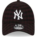mutsid-kumer-pruun-reguleeritav-9forty-flannel-new-york-yankees-mlb-new-era