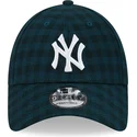 mutsid-kumer-roheline-reguleeritav-9forty-flannel-new-york-yankees-mlb-new-era