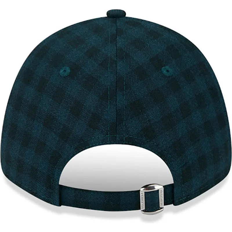 mutsid-kumer-roheline-reguleeritav-9forty-flannel-new-york-yankees-mlb-new-era