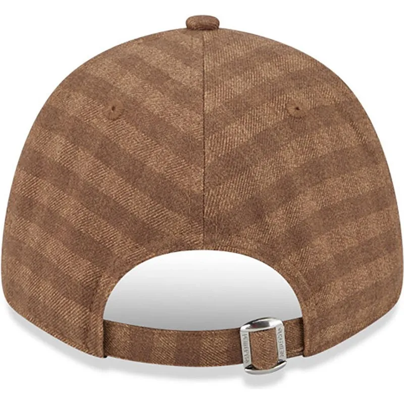 mutsid-kumer-pruun-reguleeritav-9forty-flannel-los-angeles-dodgers-mlb-new-era