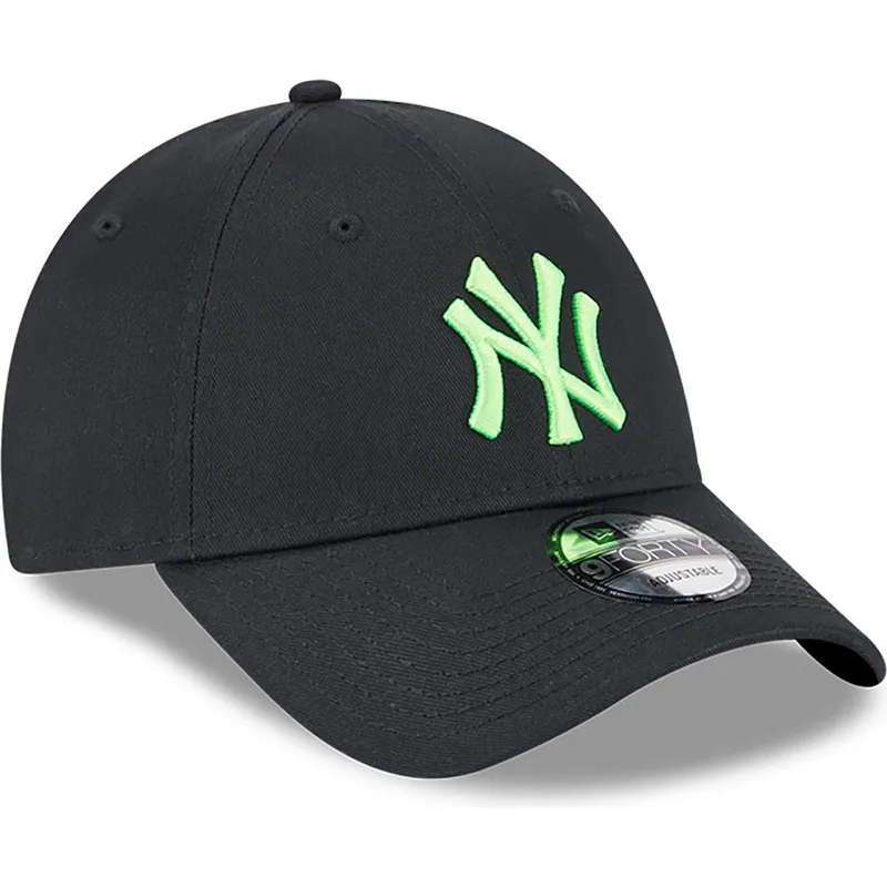 mutsid-kumer-must-reguleeritav-9forty-neon-new-york-yankees-mlb-new-era