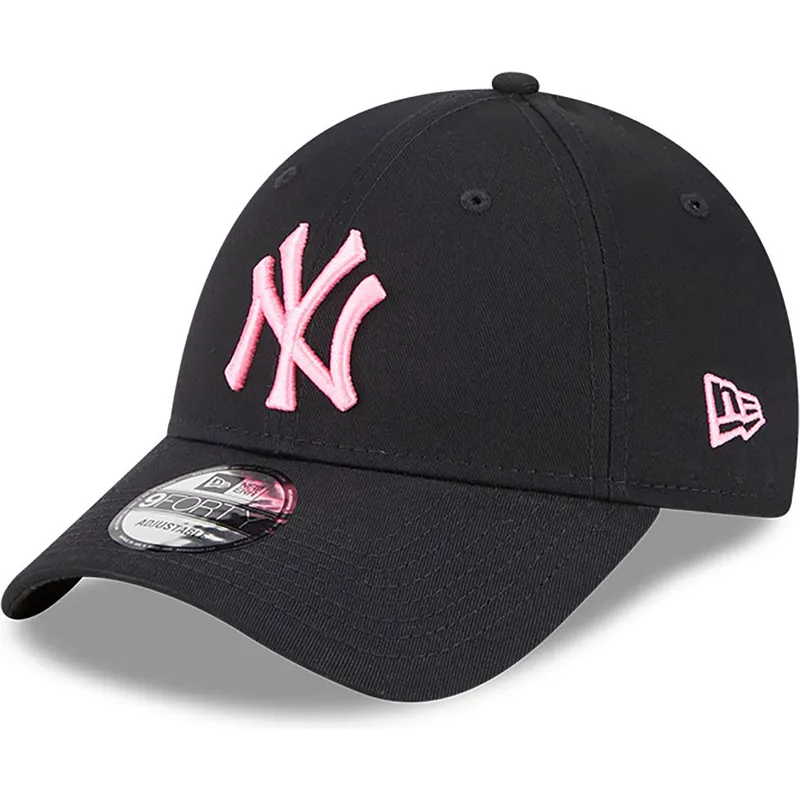 mutsid-kumer-must-reguleeritav-rosa-9forty-neon-new-york-yankees-mlb-new-era