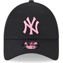 mutsid-kumer-must-reguleeritav-rosa-9forty-neon-new-york-yankees-mlb-new-era
