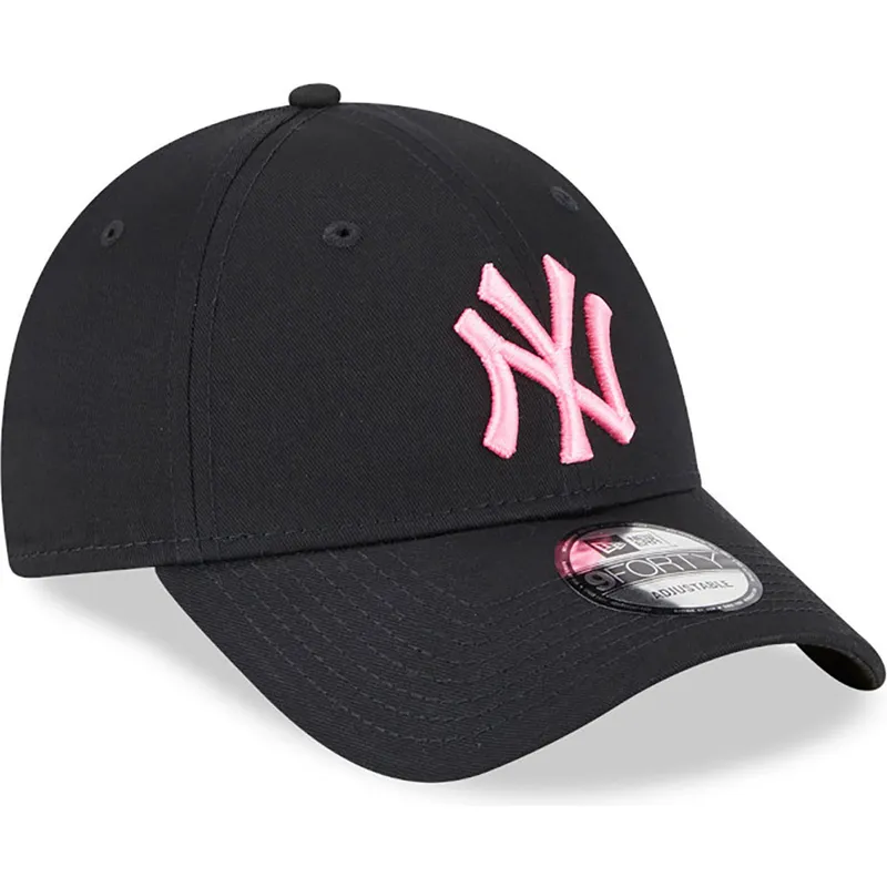mutsid-kumer-must-reguleeritav-rosa-9forty-neon-new-york-yankees-mlb-new-era