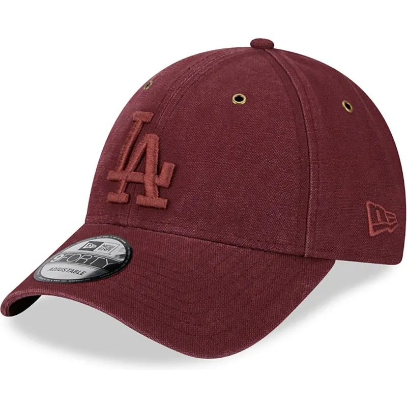 mutsid-kumer-punane-reguleeritav-9forty-washed-canvas-los-angeles-dodgers-mlb-new-era