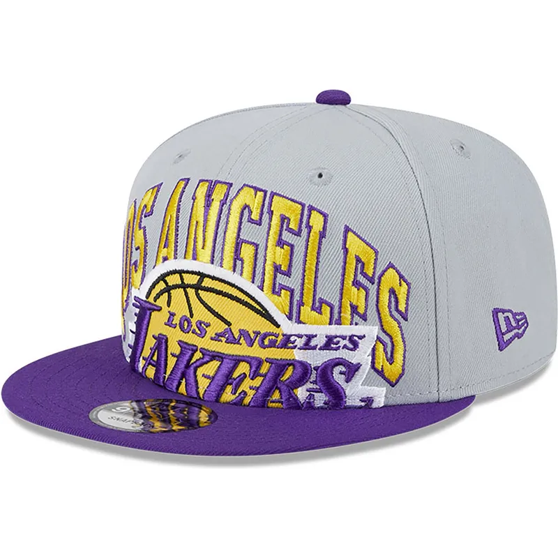 cap-lame-gray-snapback-9fifty-tip-off-2023-los-angeles-lakers-nba-new-era