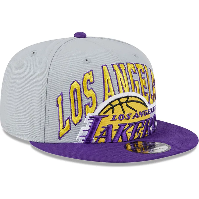 cap-lame-gray-snapback-9fifty-tip-off-2023-los-angeles-lakers-nba-new-era