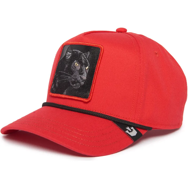 mutsid-kumer-punane-snapback-panther-100-the-farm-all-over-canvas-the-farm-goorin-bros