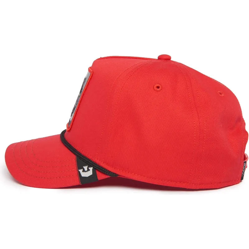 mutsid-kumer-punane-snapback-panther-100-the-farm-all-over-canvas-the-farm-goorin-bros