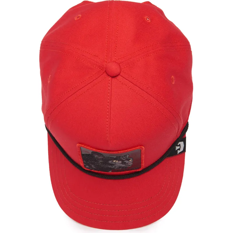 mutsid-kumer-punane-snapback-panther-100-the-farm-all-over-canvas-the-farm-goorin-bros