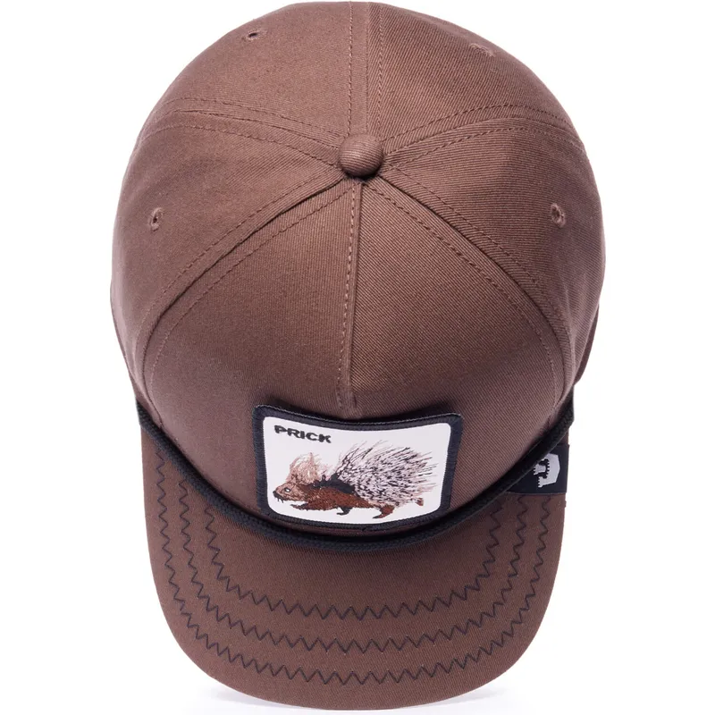 mutsid-kumer-pruun-snapback-prick-porcupine-100-the-farm-all-over-canvas-the-farm-goorin-bros