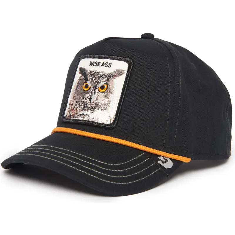 mutsid-kumer-must-snapback-buho-wise-owl-100-the-farm-all-over-canvas-the-farm-de-goorin-bros