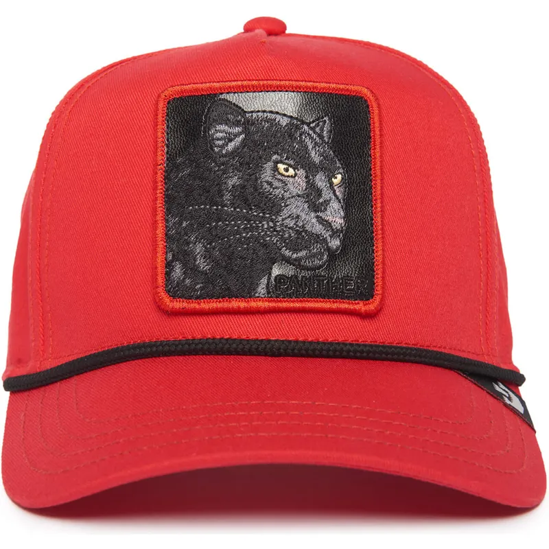 mutsid-kumer-punane-snapback-panther-100-the-farm-all-over-canvas-the-farm-goorin-bros