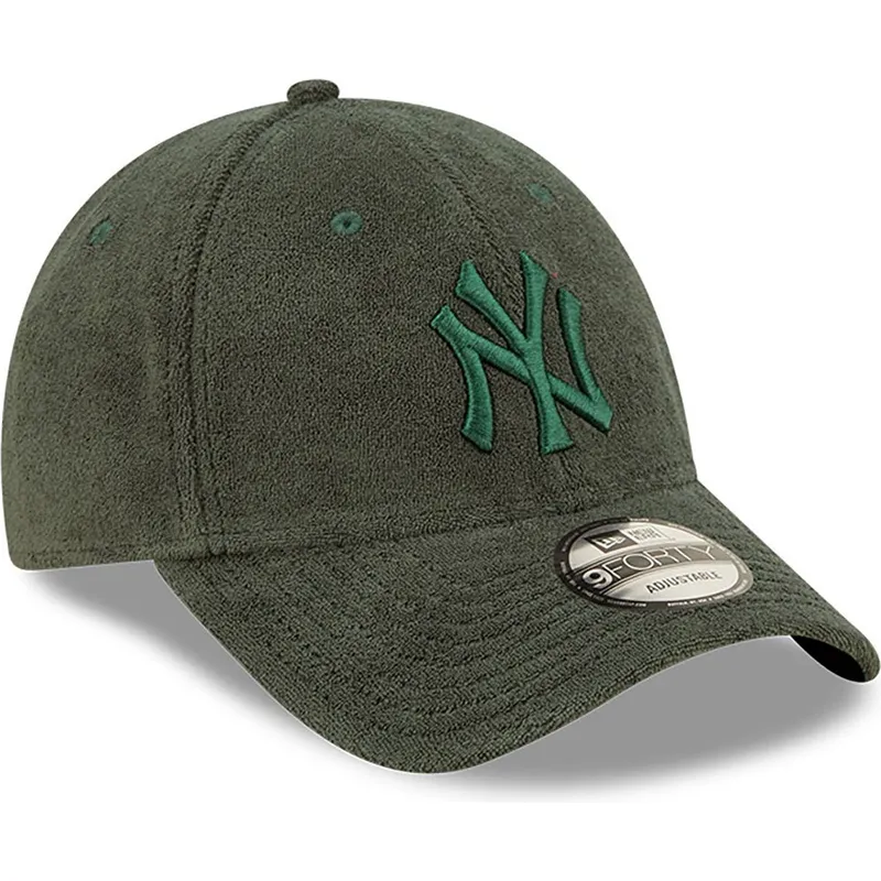 mutsid-kumer-roheline-reguleeritav-9forty-towelling-new-york-yankees-mlb-new-era