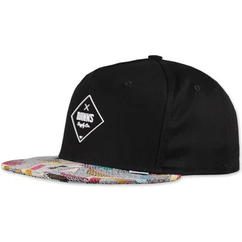 Mütsid lame must snapback Rubber Aztek Djinns