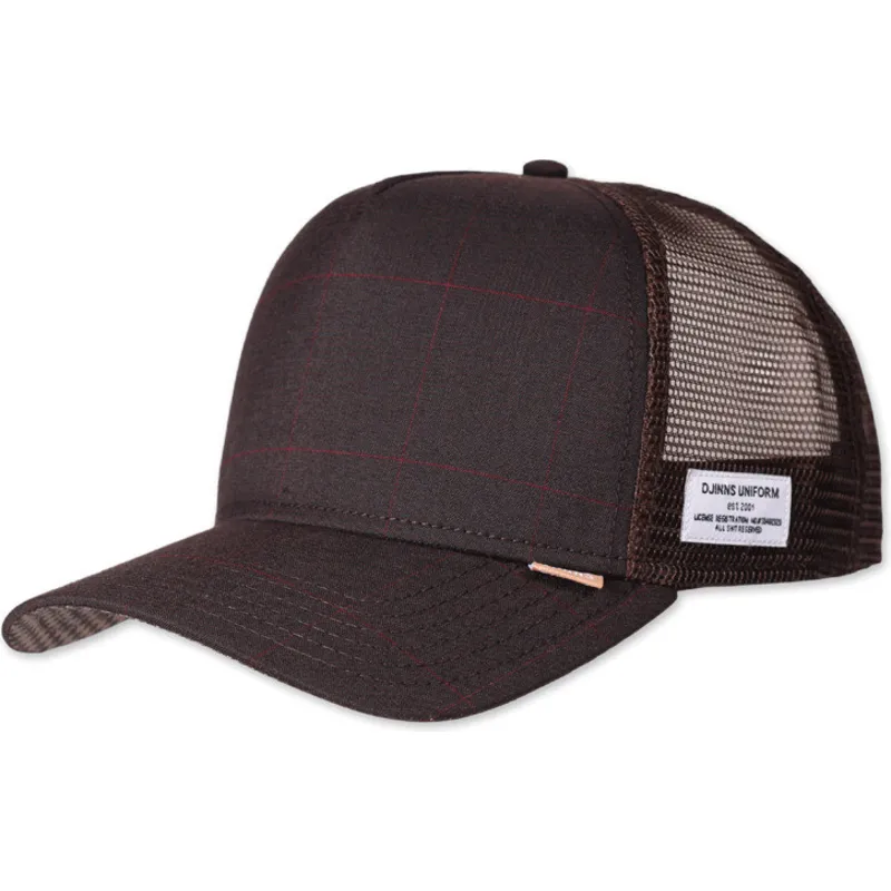 mutsid-kumer-pruun-snapback-hft-glencheck-djinns