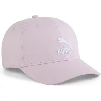 Puma Curved Brim Classics Archive Logo Pink Adjustable Cap