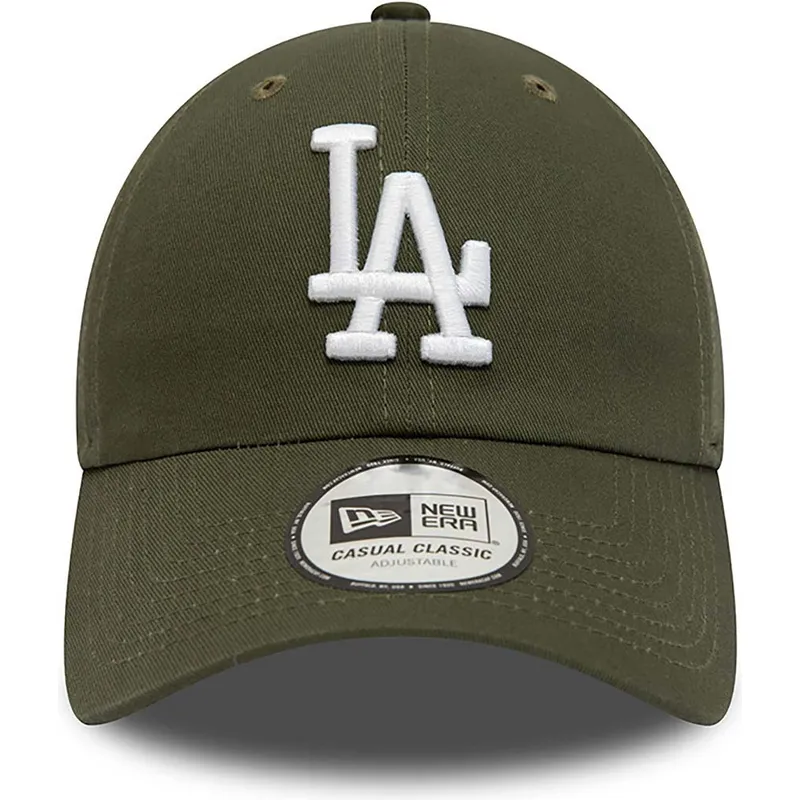 mutsid-kumer-roheline-reguleeritav-rihm-9twenty-league-essential-los-angeles-dodgers-mlb-new-era