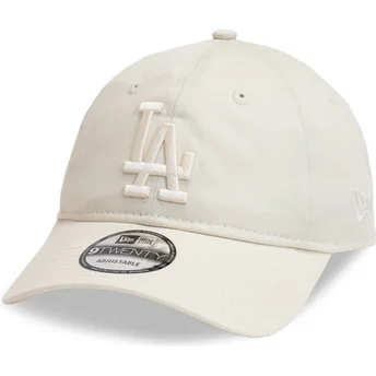 Cap kumer beige adjustable strap 9TWENTY League Essential Los Angeles Dodgers MLB New Era