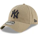 cap-kumer-brown-adjustable-strap-claro-9twenty-core-classic-new-york-yankees-mlb-new-era