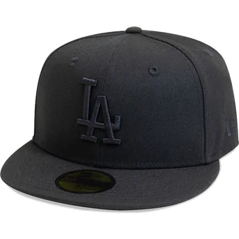 Cap lame black ajustada 59FIFTY League Essential Los Angeles Dodgers MLB New Era