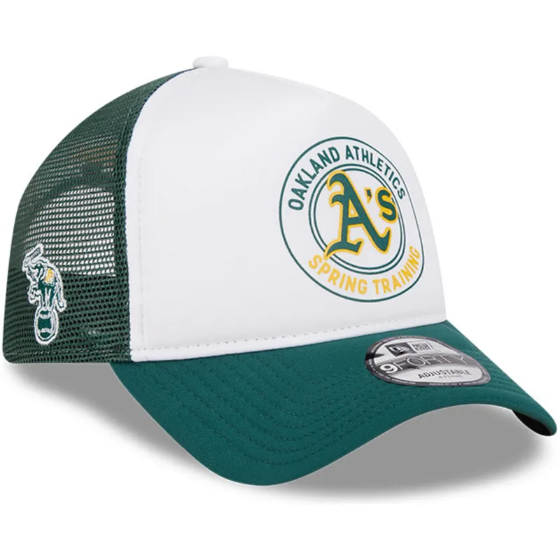 mutsid-kumer-roheline-snapback-9forty-a-frame-circle-oakland-athletics-mlb-new-era
