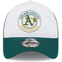 new-era-9forty-a-frame-circle-oakland-athletics-mlb-white-and-green-trucker-hat