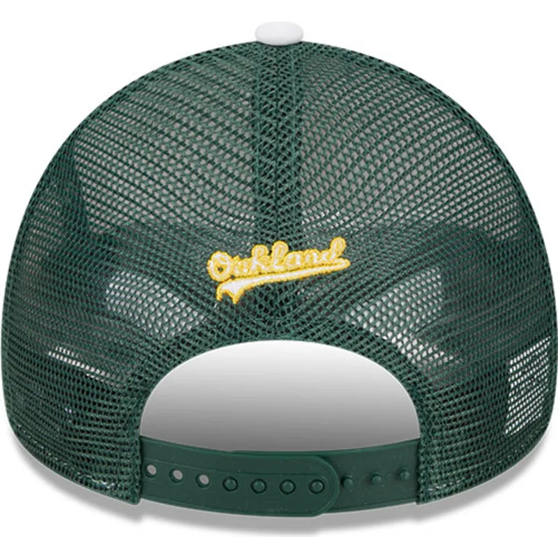 mutsid-kumer-roheline-snapback-9forty-a-frame-circle-oakland-athletics-mlb-new-era