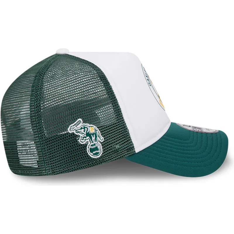 mutsid-kumer-roheline-snapback-9forty-a-frame-circle-oakland-athletics-mlb-new-era