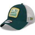 mutsid-kumer-roheline-snapback-9twenty-stripe-oakland-athletics-mlb-new-era