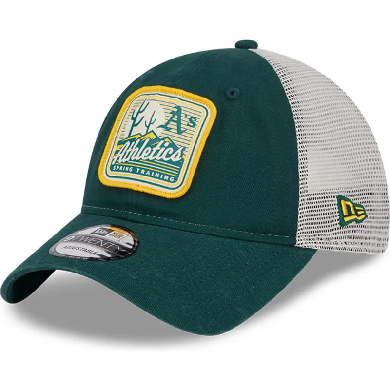 mutsid-kumer-roheline-snapback-9twenty-stripe-oakland-athletics-mlb-new-era