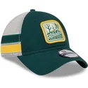 mutsid-kumer-roheline-snapback-9twenty-stripe-oakland-athletics-mlb-new-era